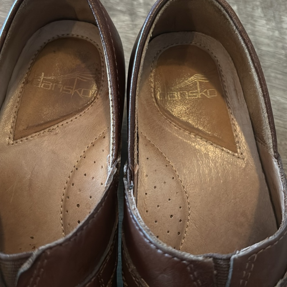 Dansko leather slip in clogs size 39 - Picture 4 of 8